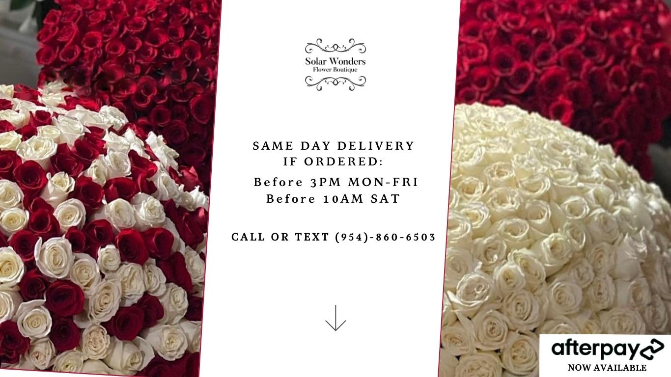 Anniversary & Love Flower arrangement, Same day Delivery from Coral  Springs, Boca Raton, to Fort Lauderdale